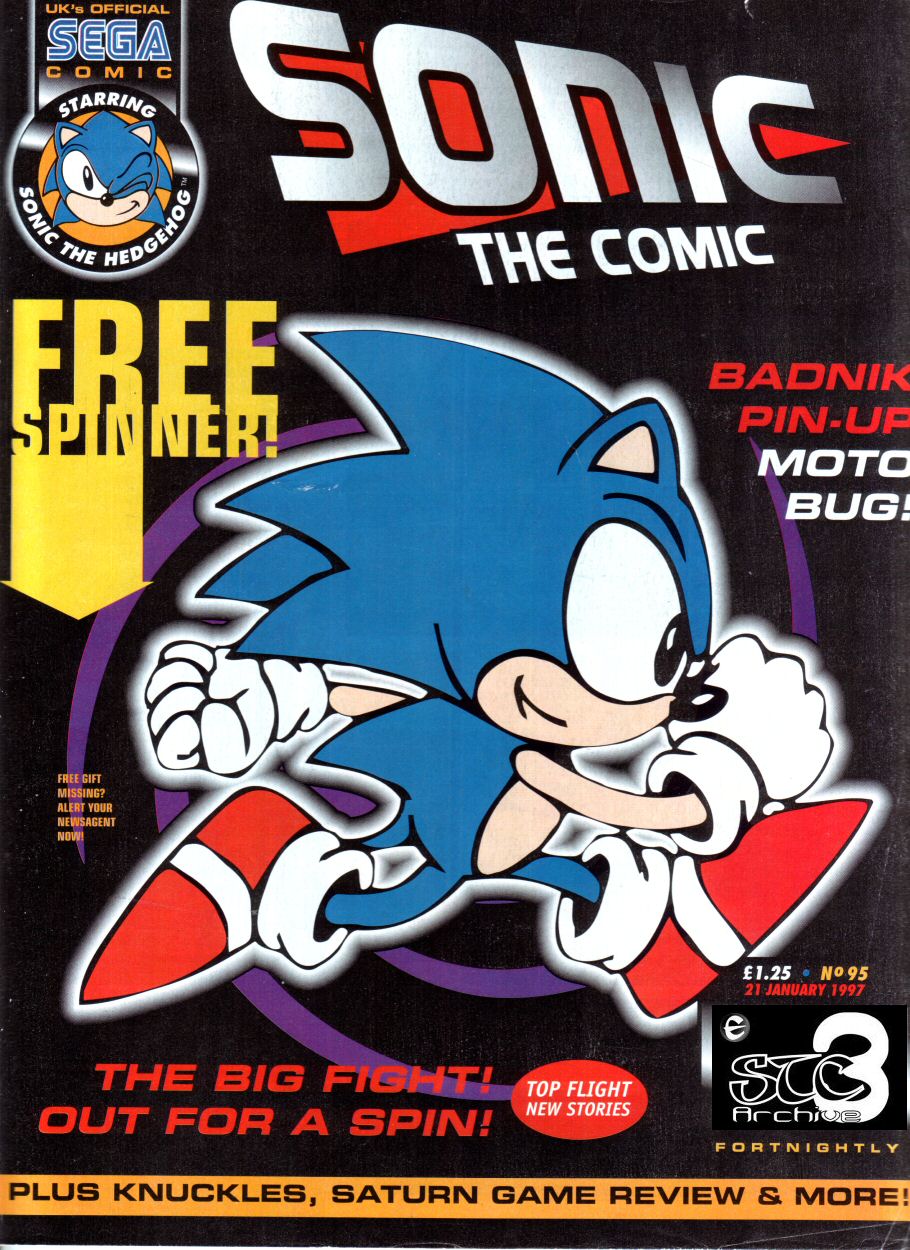 Sonic - The Comic Issue No. 095 Cover Page